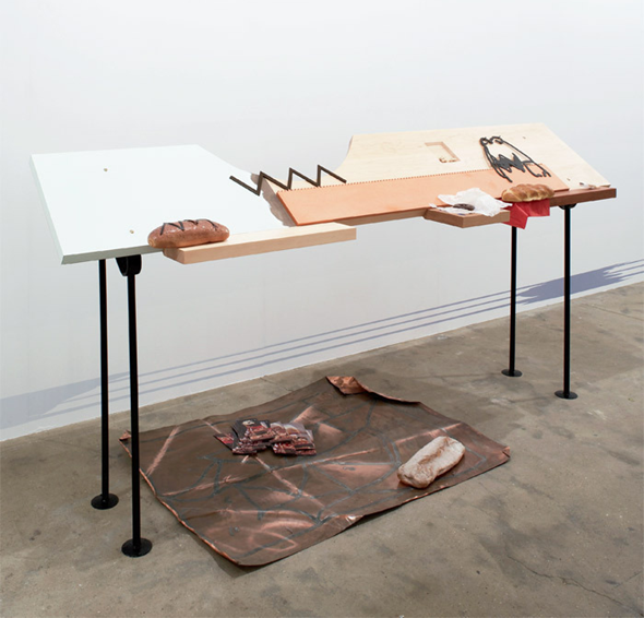 Helen Marten, Plank Salad, 2012
