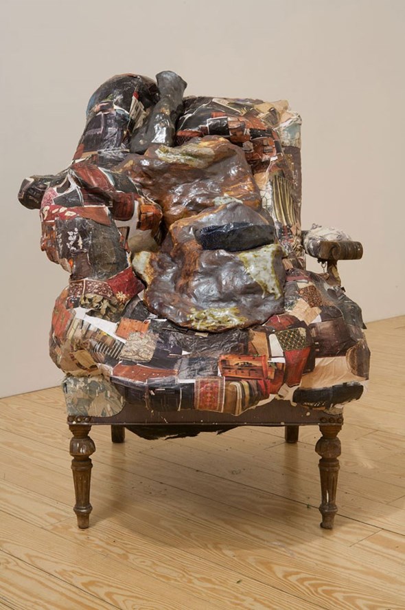 Jessica Jackson Hutchins, Still Life: Chair, Bowl and Vase, 2008