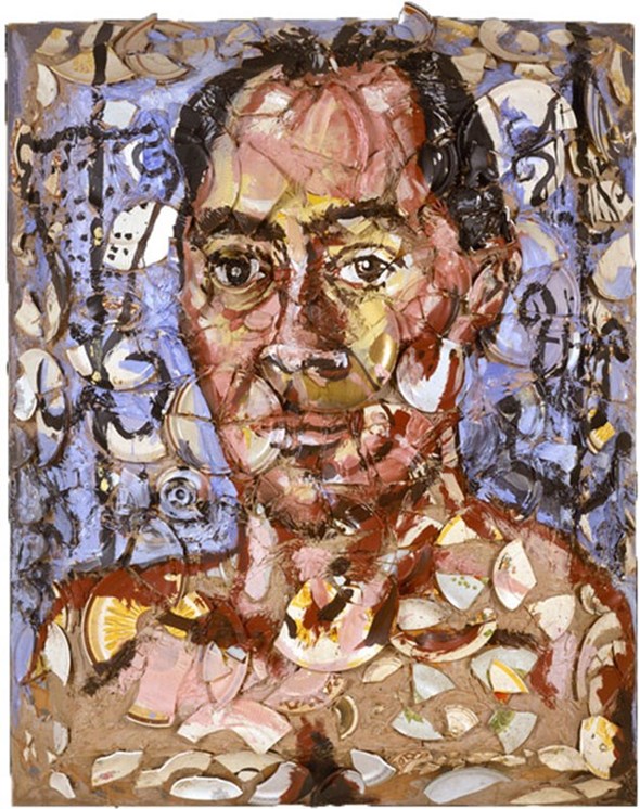 Julian Schnabel, Ohne Titel (Claude Picasso), 1987