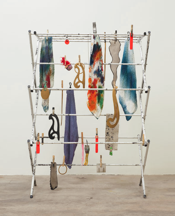 Amanda Ross-Ho, Untitled Spatial Arrangement (Drying Rack), 2009