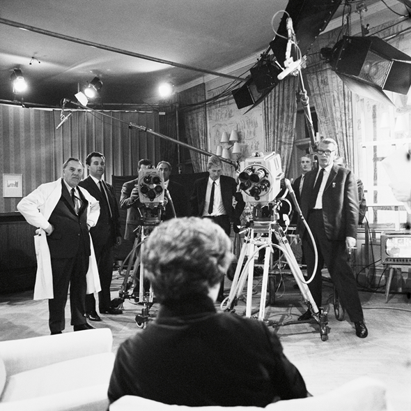 Barbara Pflaum, Aufnahmen in einem Fernsehstudio des ORF, 1966
