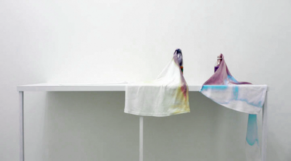 Kate Owens, Affair at Styles (purple & yellow) und (pink & blue), beide 2008