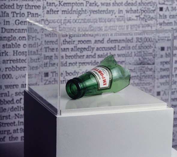 Kendell Geers, Self Portrait, 1995