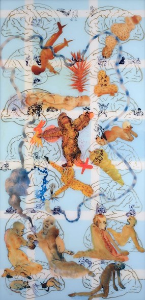Nalini Malani, Stories Retold: Mapping II, 2007