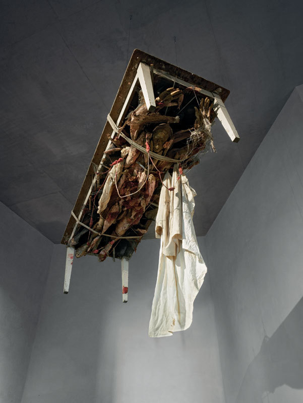 Paul Thek, Fishman in Excelsis Table, 1970−71
