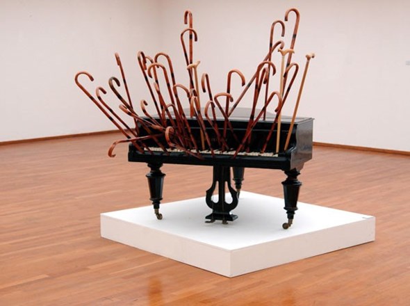 My third Fuxus piano, 2004