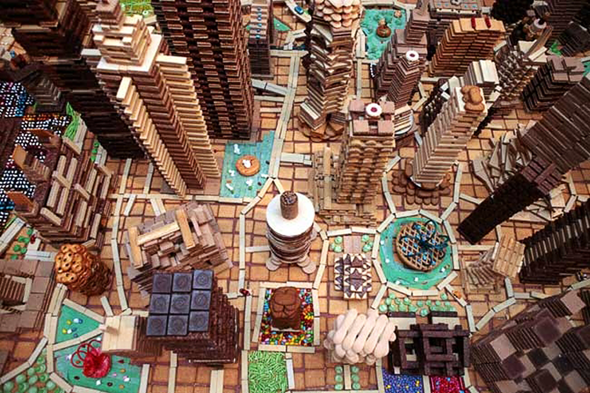 Song Dong, Eating the City, 2007